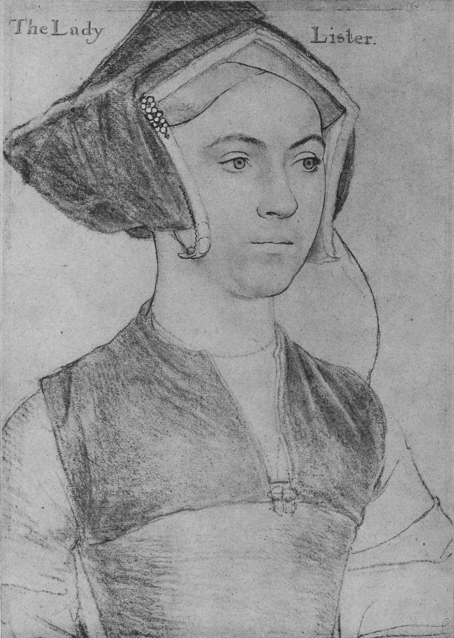 Jane, Lady Lister, c1532-1543 1945 af Hans Holbein der Jüngere