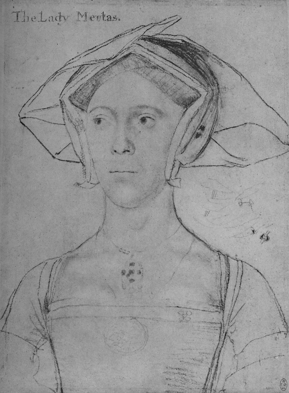 Joan, Lady Meutas, c1536-1543 1945 af Hans Holbein der Jüngere