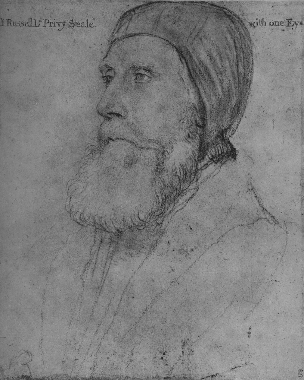 John Russell, jarl af Bedford, c1532-1543 1945 af Hans Holbein der Jüngere