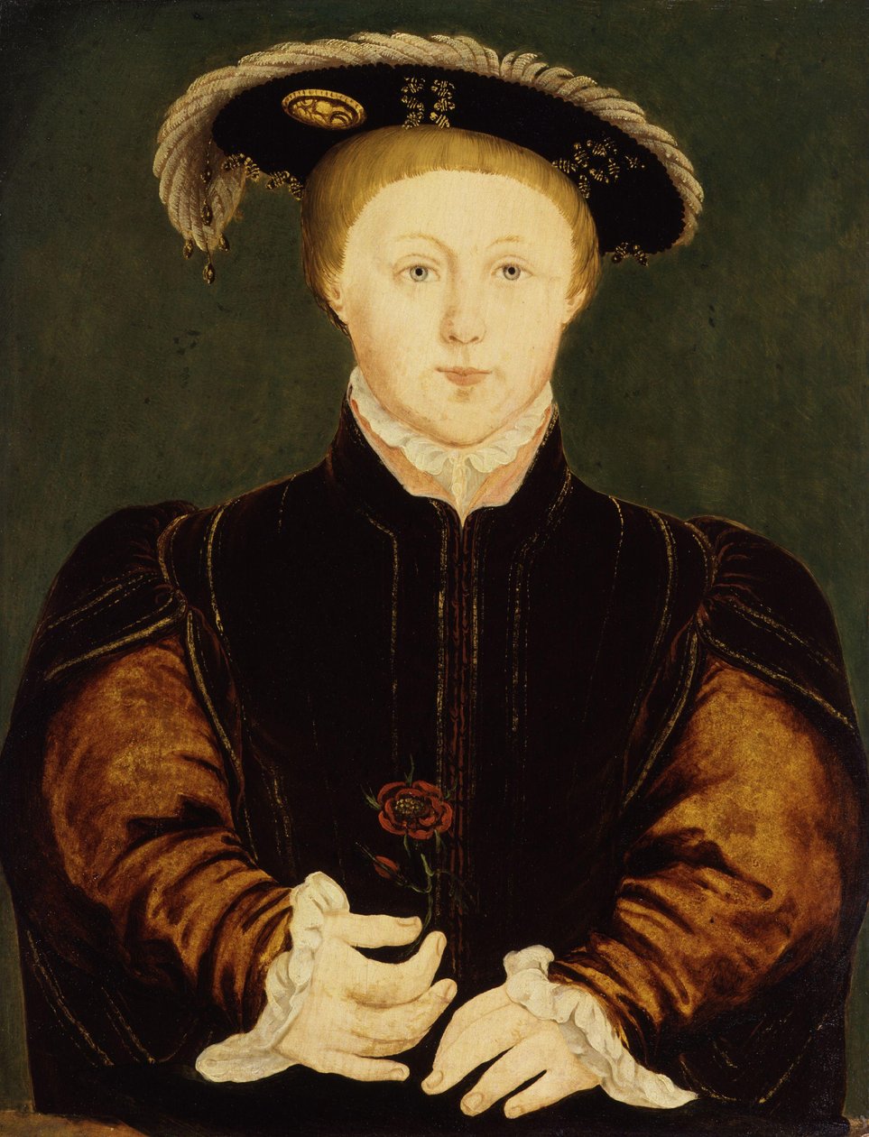 Kong Edvard VI, ca. 1542 af Hans Holbein der Jüngere