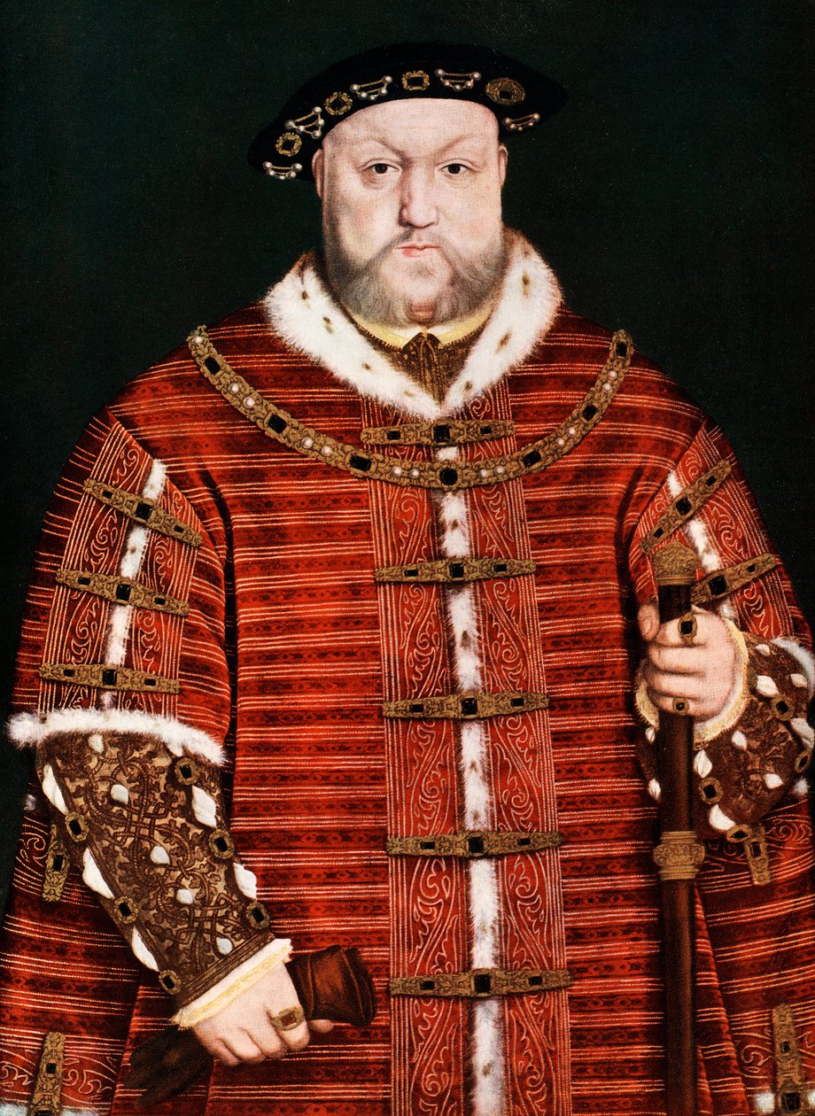 Kong Henrik VIII, 1542-1550 af Hans Holbein der Jüngere