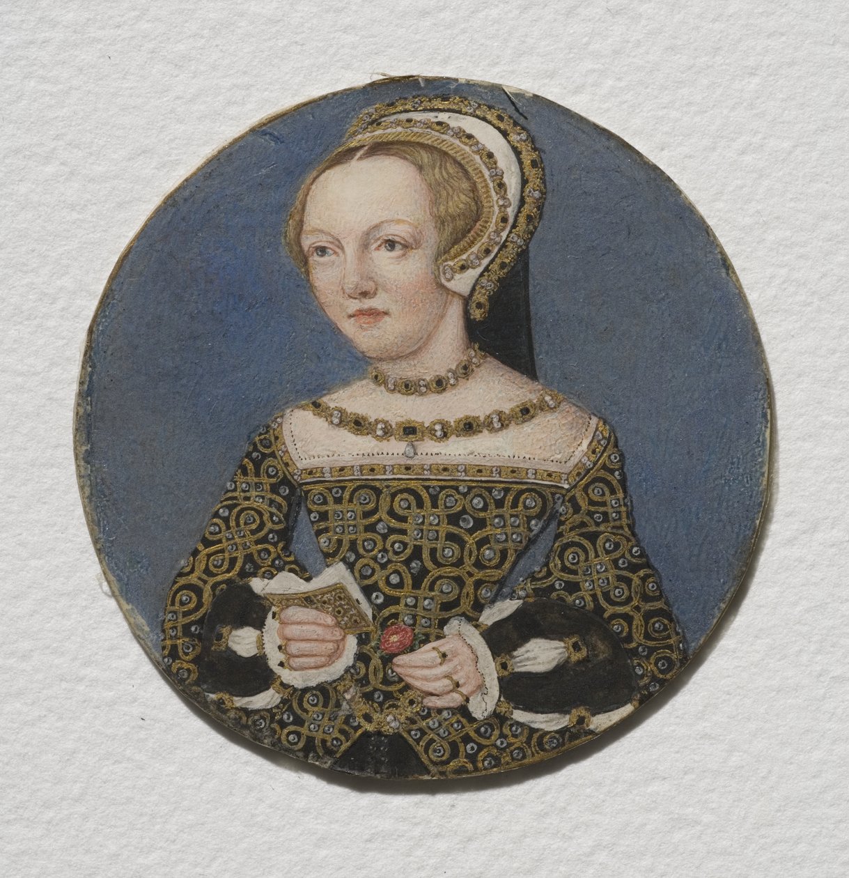 Lady Mary Howard, ca. 1533 (wc på pergament) af Hans Holbein der Jüngere