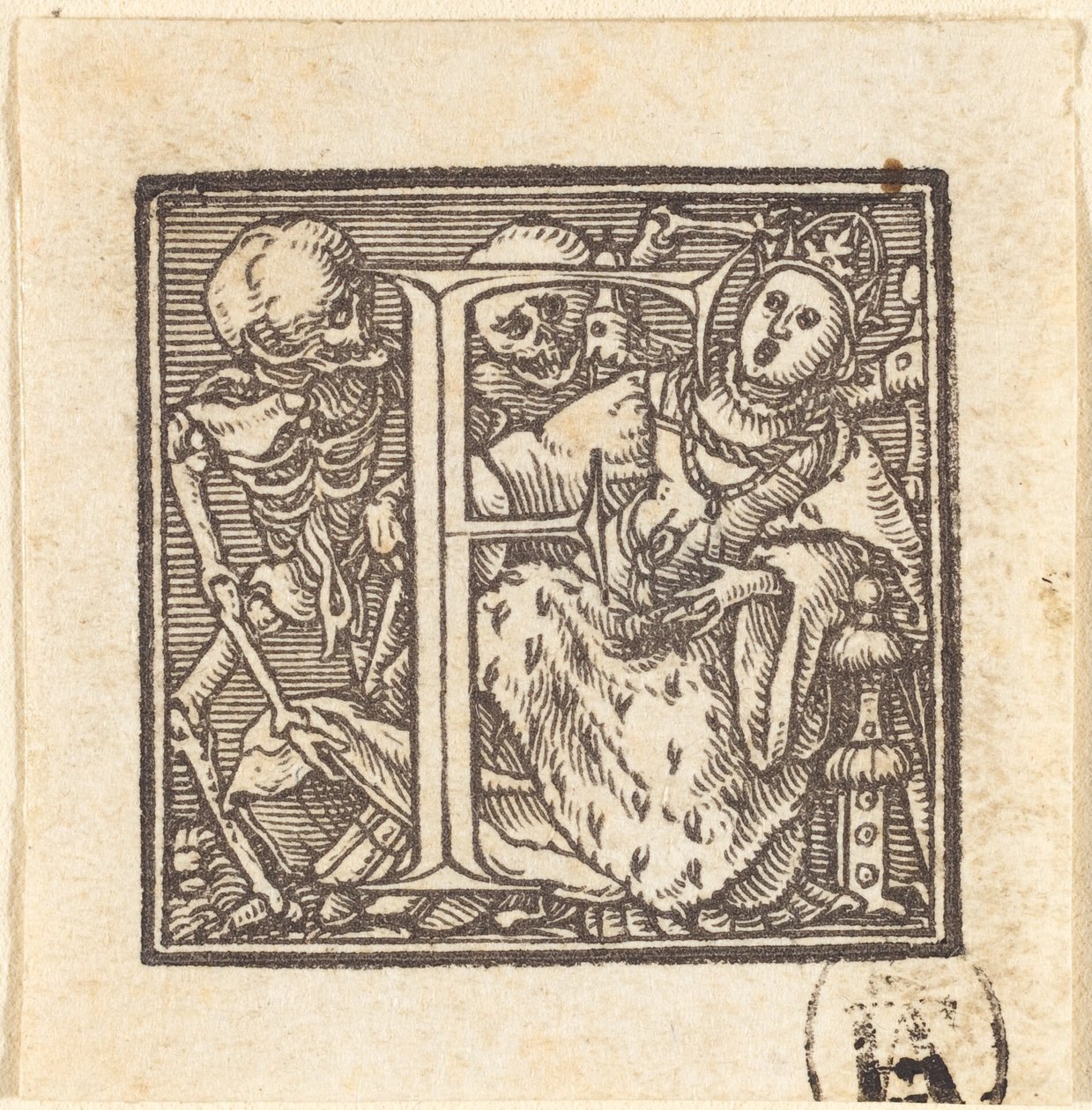 Bogstav F. af Hans Holbein der Jüngere