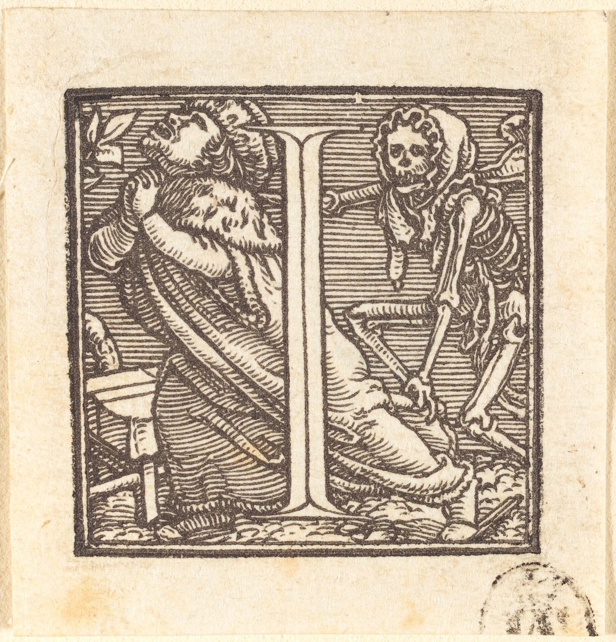 Bogstav I af Hans Holbein der Jüngere