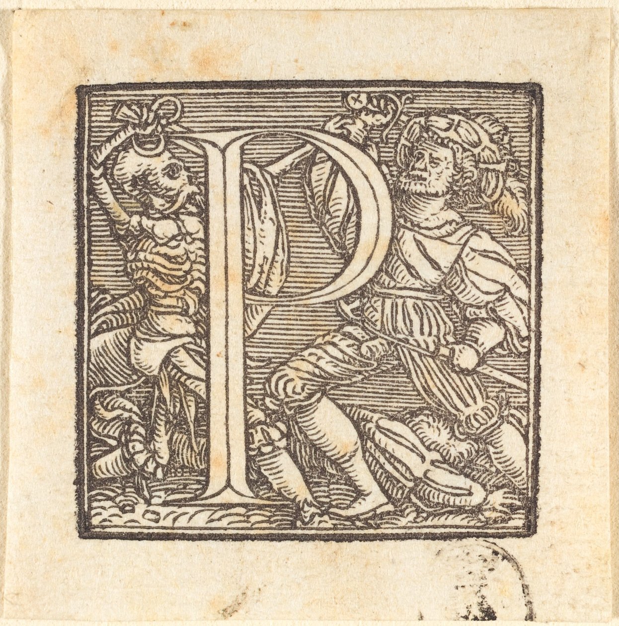 Bogstav P. af Hans Holbein der Jüngere