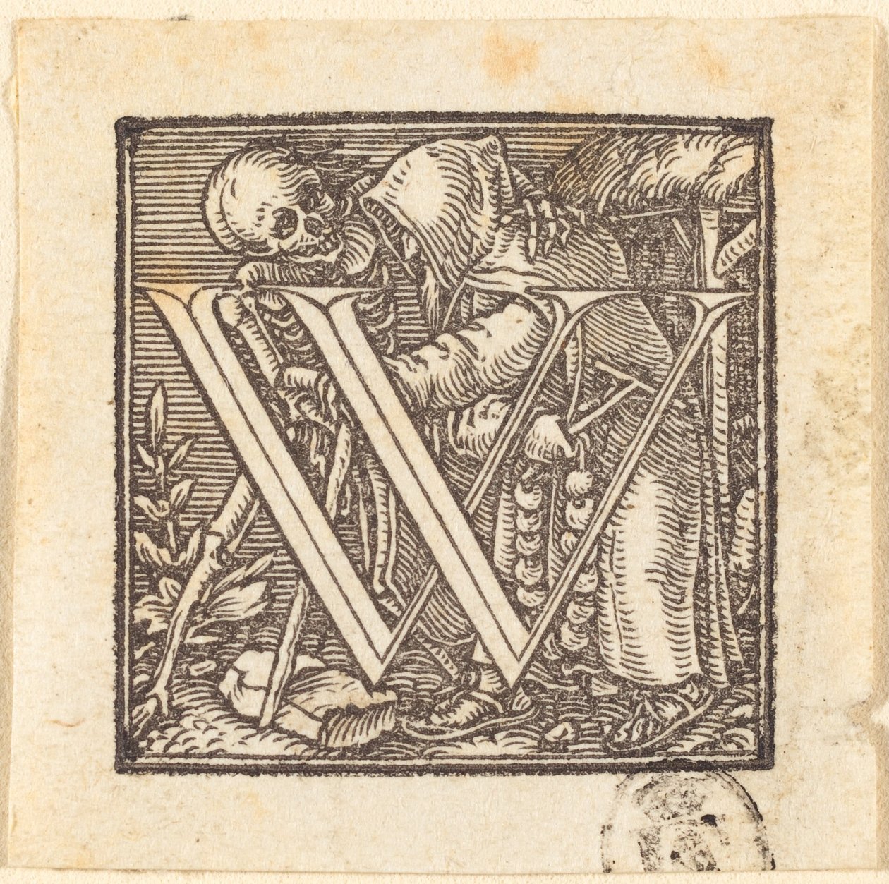 Bogstav W. af Hans Holbein der Jüngere