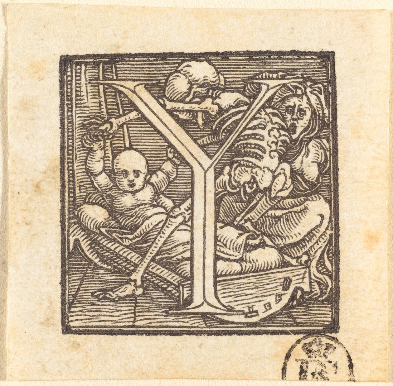 Bogstav Y. af Hans Holbein der Jüngere