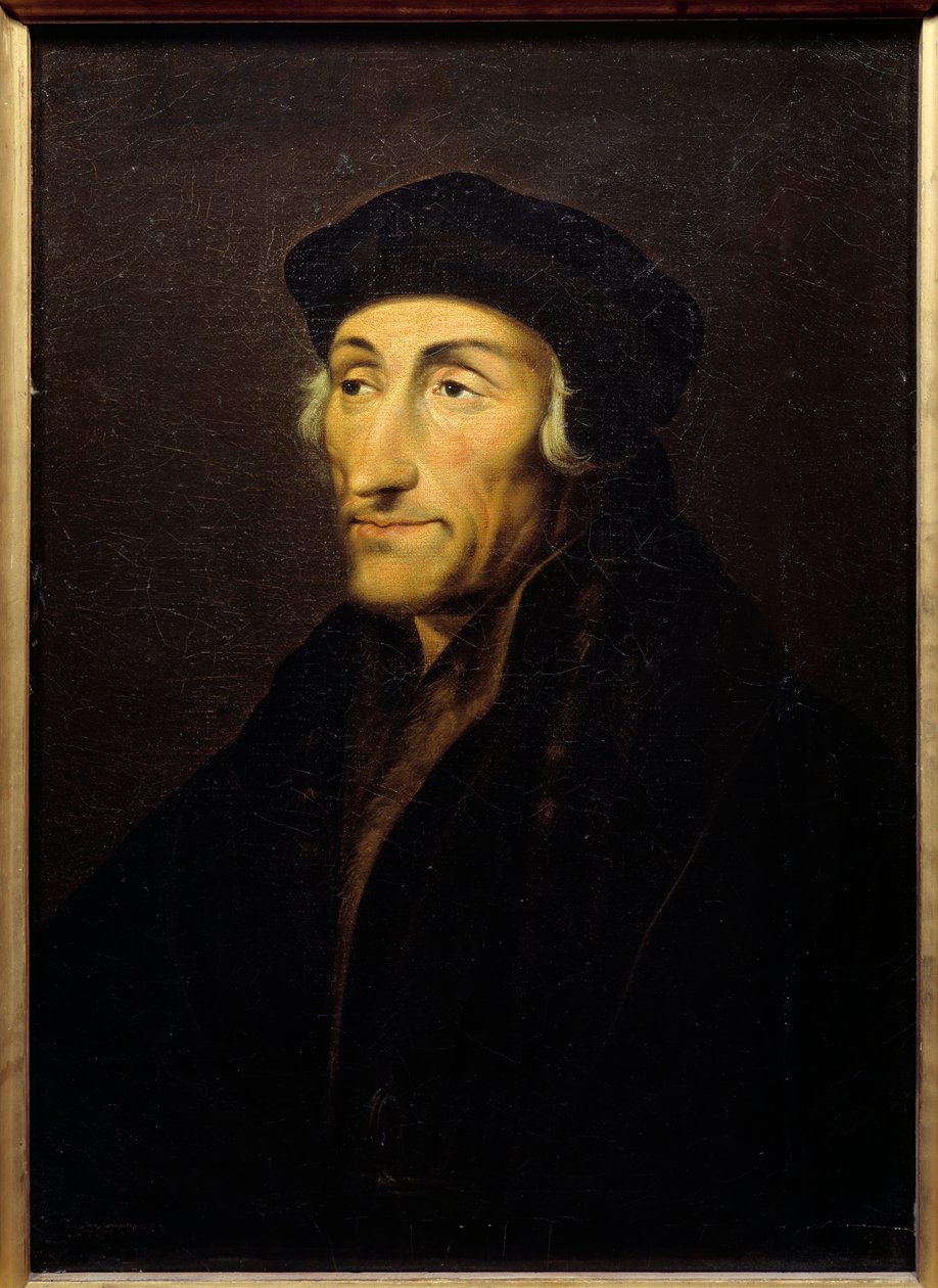 Portræt af Erasmus af Rotterdam (Desiderius Erasmus Rotterdamus af Hans Holbein der Jüngere