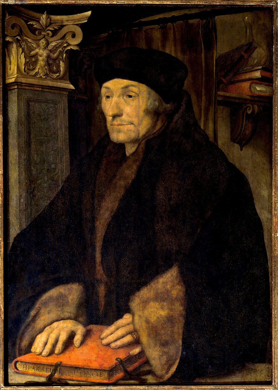 Portræt af Erasmus af Rotterdam af Hans Holbein der Jüngere