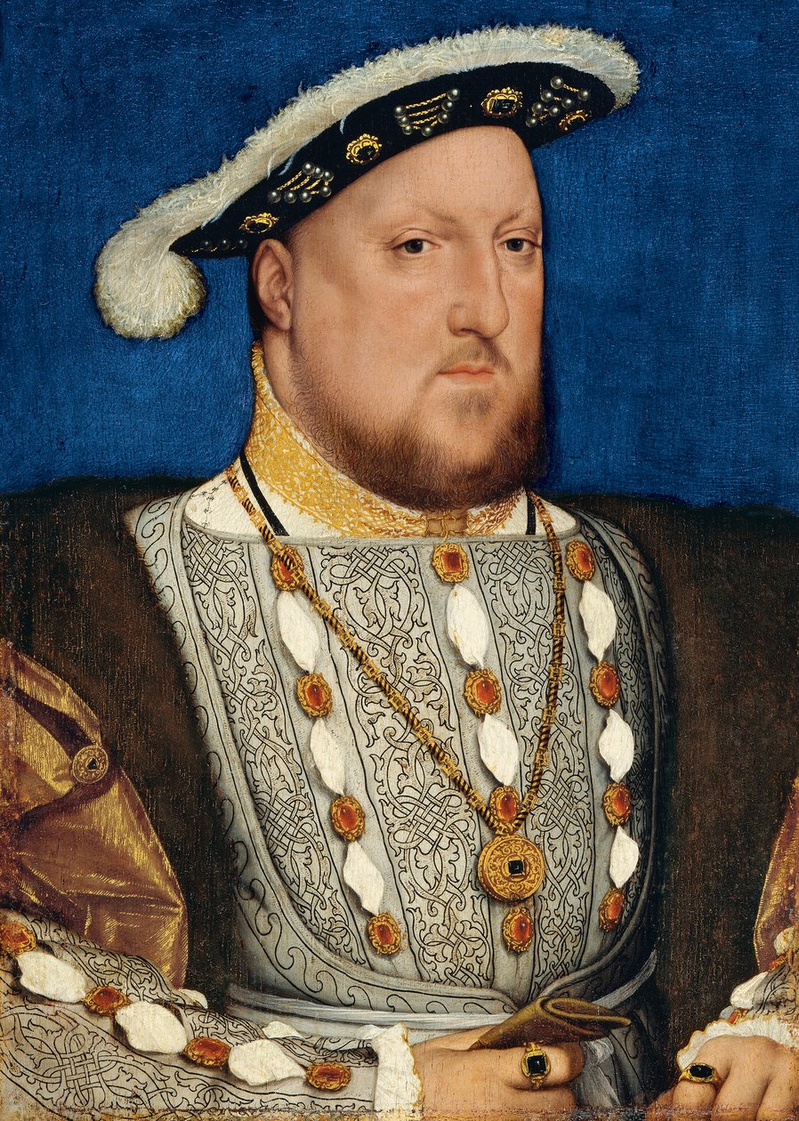 Portræt af Henrik VIII (1491-1547) af Hans Holbein the Younger