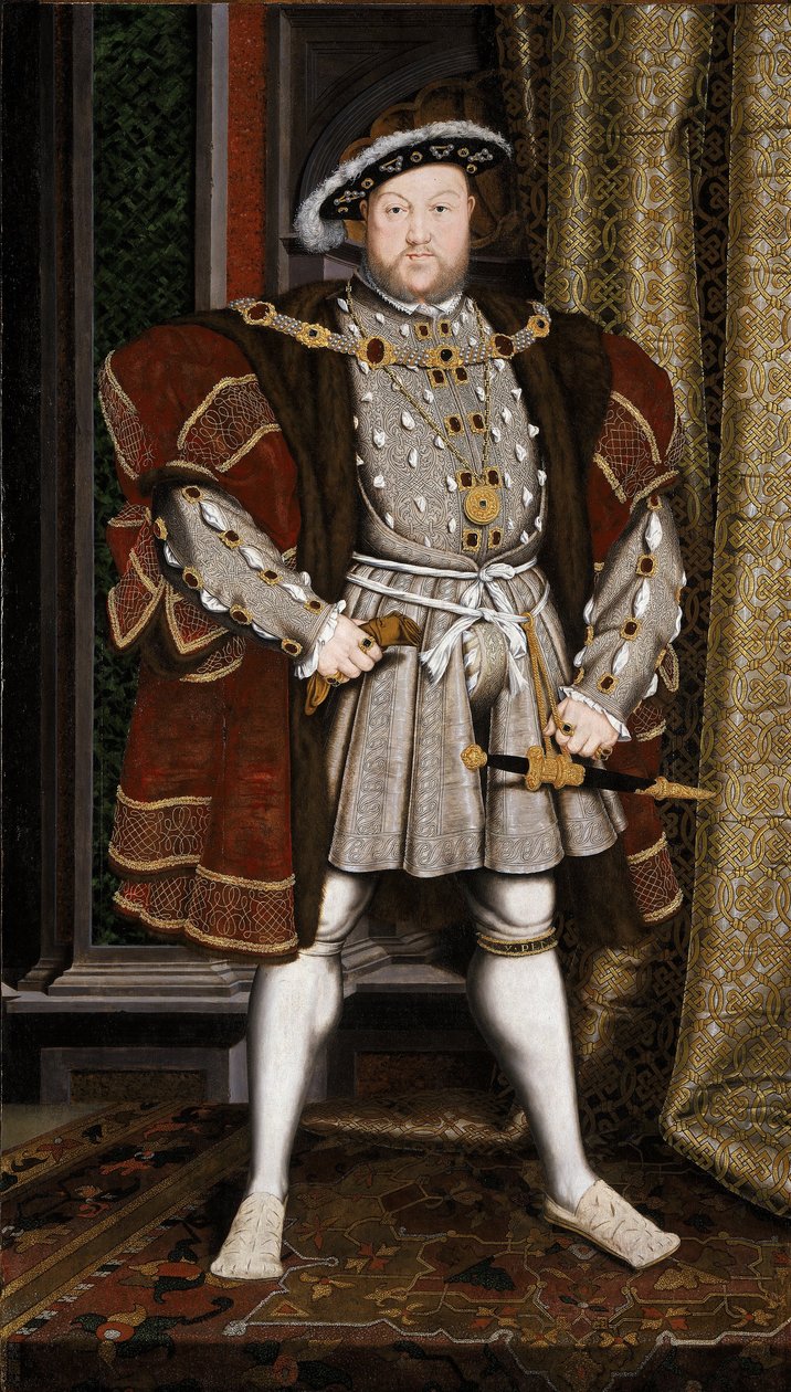 Portræt af Henrik 8. af Hans Holbein the Younger