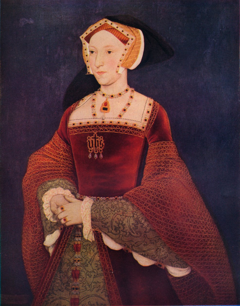 Portræt af Jane Seymour af Holbein, 1536, 1936. af Hans Holbein der Jüngere