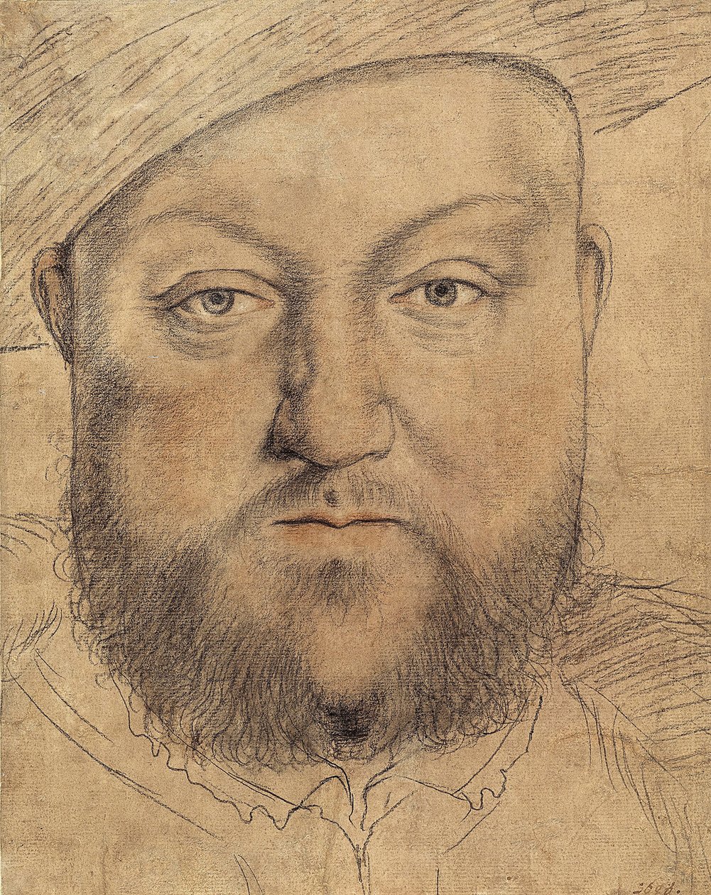 Portræt af kong Henrik VIII af England, ca. 1540 af Hans Holbein der Jüngere