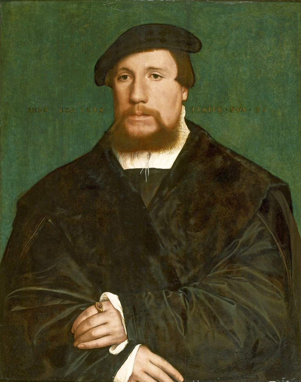 Portræt af en hanseatisk købmand, 1538 af Hans Holbein der Jüngere