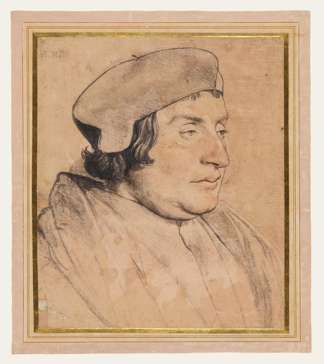 Portræt af en lærd eller gejstlig af Hans Holbein the Younger