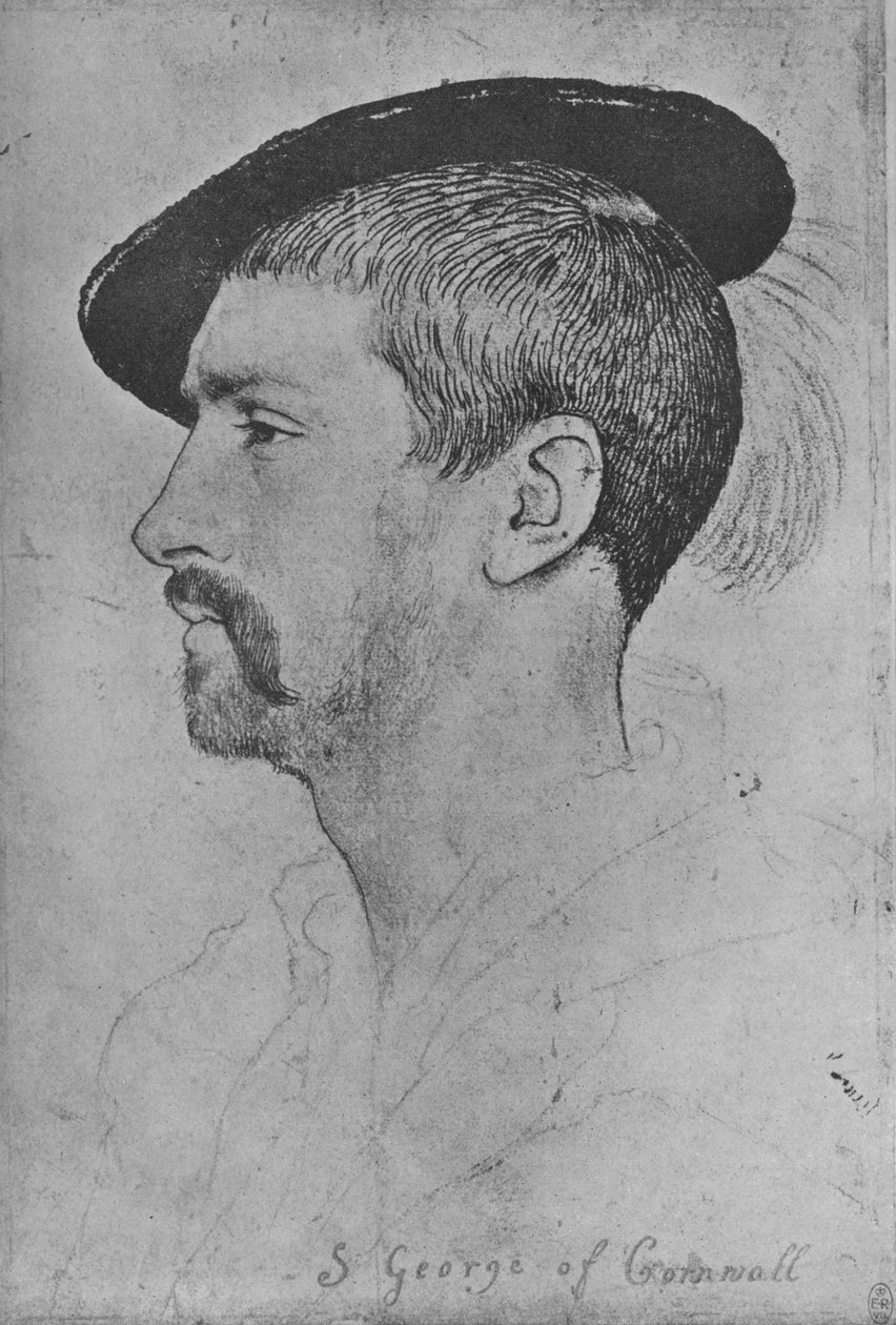 Simon George af Quocoute, c1535 1945 af Hans Holbein der Jüngere