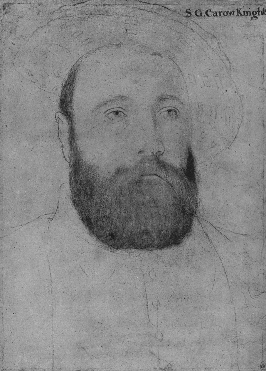 Sir George Carew, c1532-1543 1945 af Hans Holbein der Jüngere