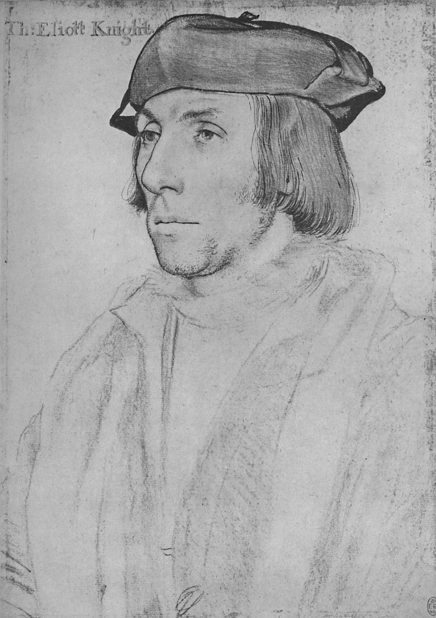 Sir Thomas Elyot, c1532-1534 1945 af Hans Holbein der Jüngere
