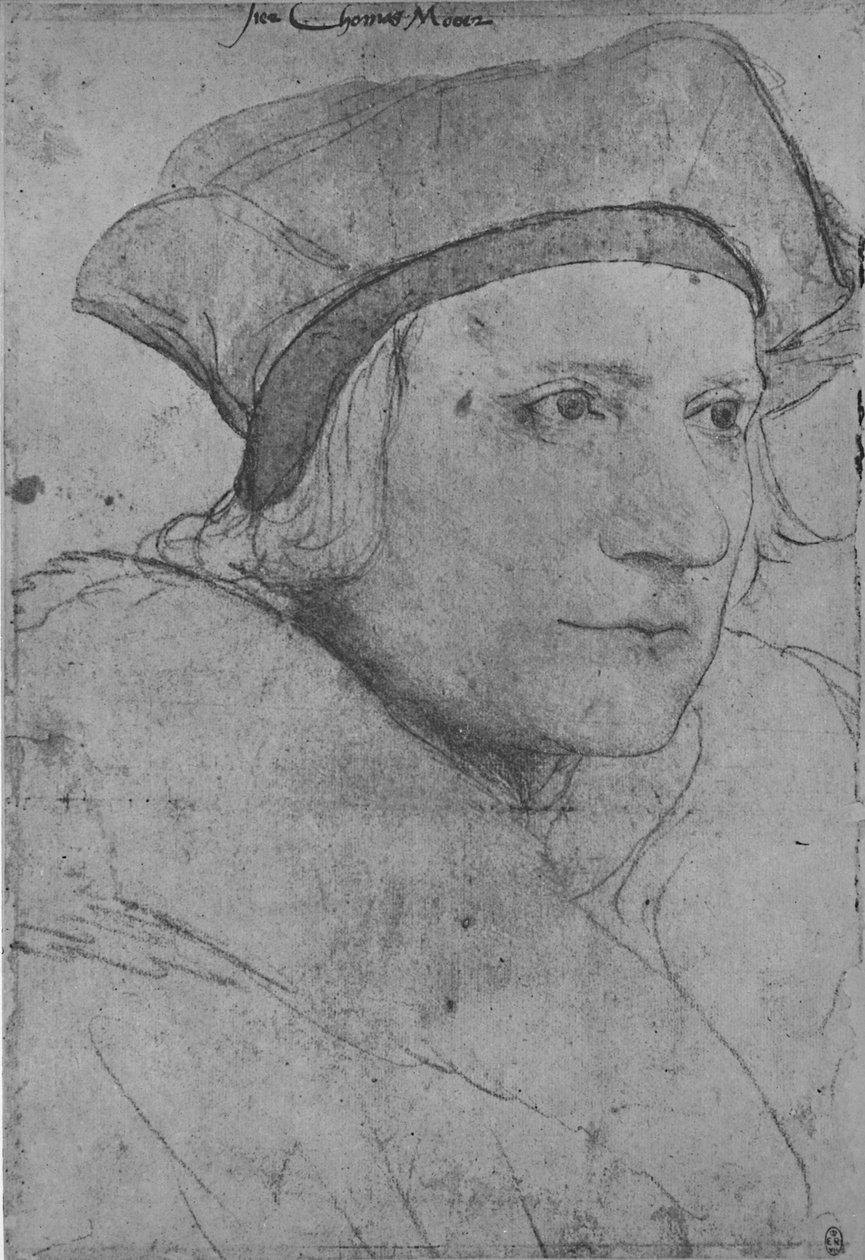 Sir Thomas More, 1526-1527 1945 af Hans Holbein der Jüngere