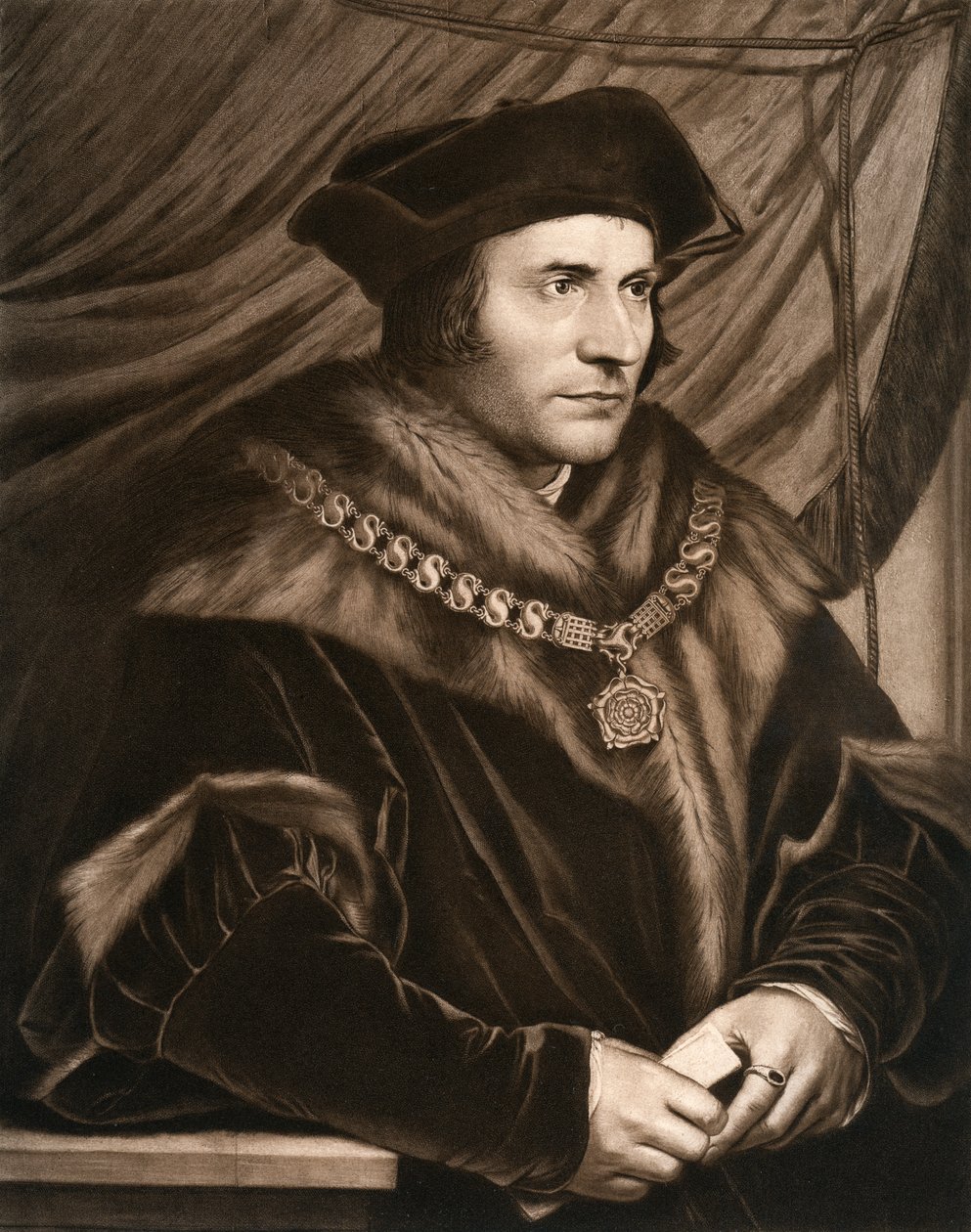 Sir Thomas More, 1527, 1902 af Hans Holbein der Jüngere