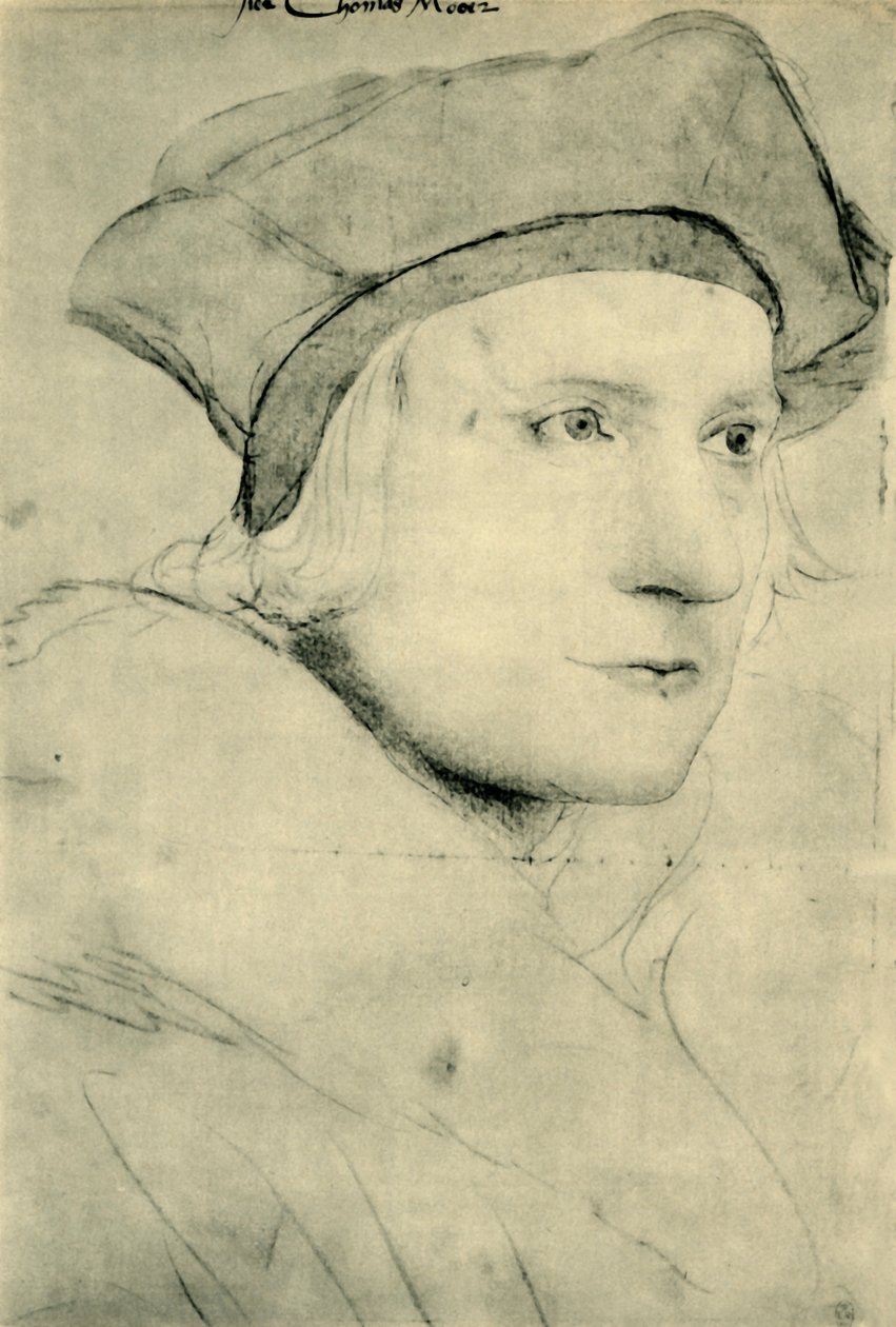 Sir Thomas More, c1526-1527, 1943. af Hans Holbein der Jüngere