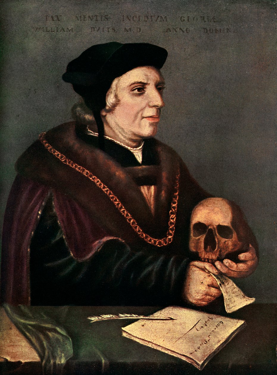 Sir William Butts c1486-1545, 1543. af Hans Holbein der Jüngere