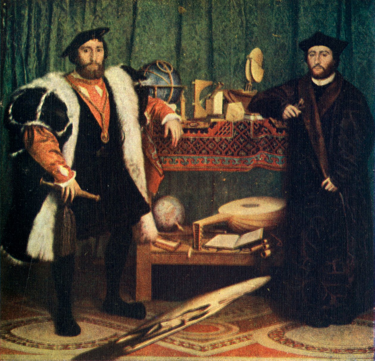 Ambassadørerne, 1533, 1909 af Hans Holbein der Jüngere
