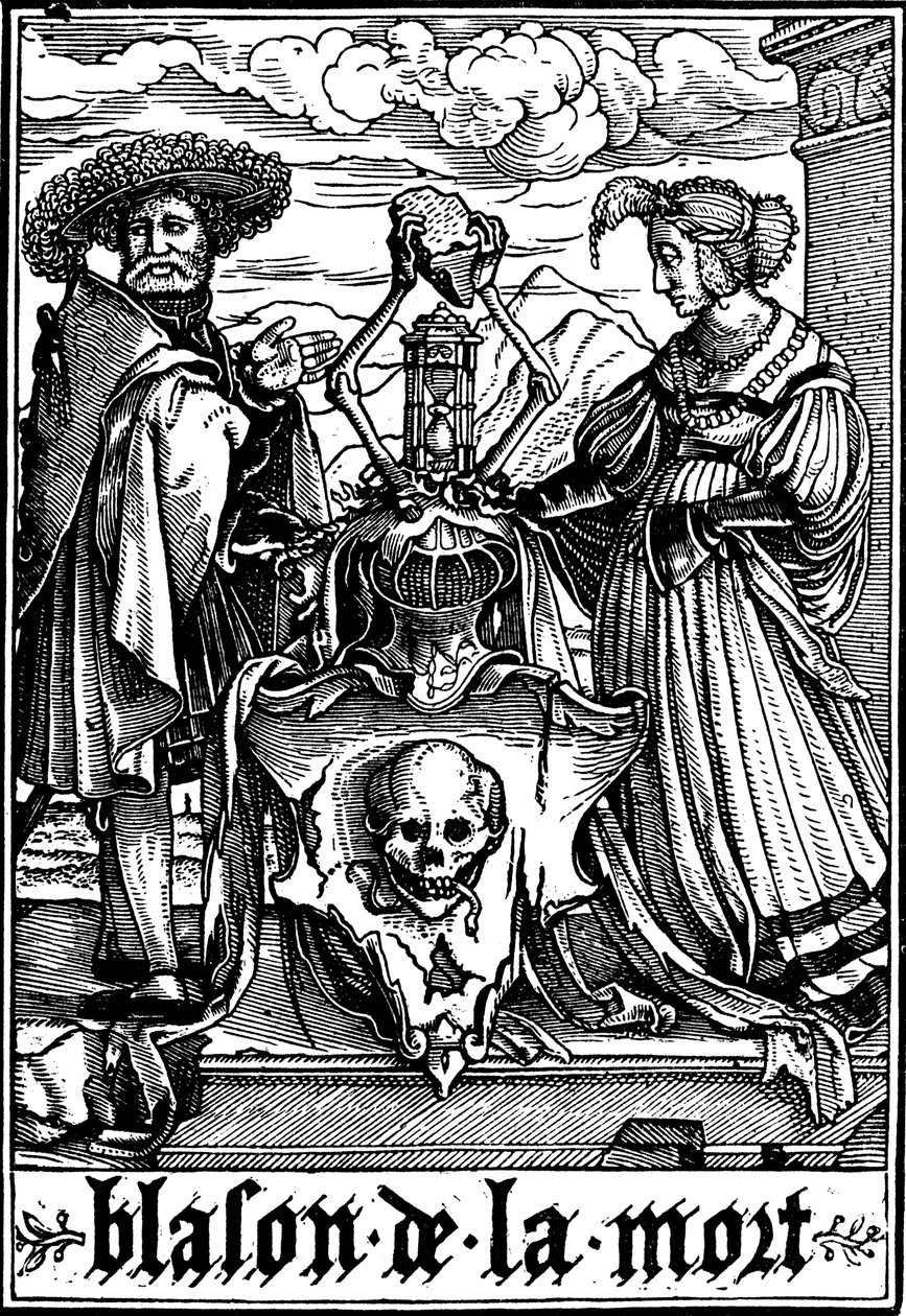 Dødens våben, 1538 af Hans Holbein der Jüngere