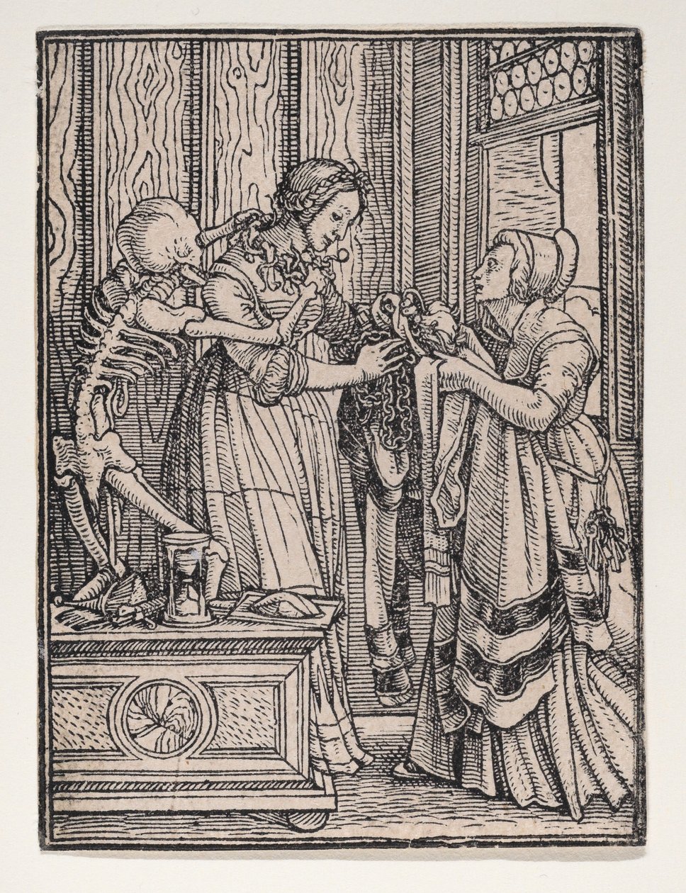 Grevinden, fra «Dødedansen» af Hans Holbein the Younger