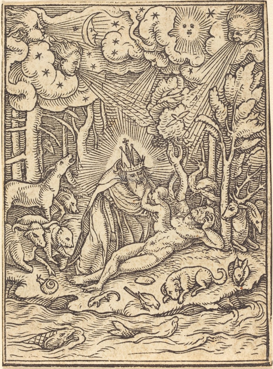 Skabelsen. af Hans Holbein der Jüngere