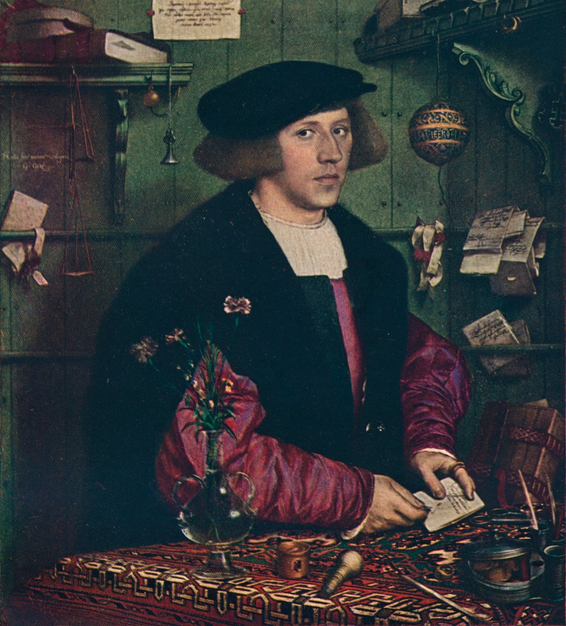 Købmanden Georg Gisze, 1532 af Hans Holbein der Jüngere