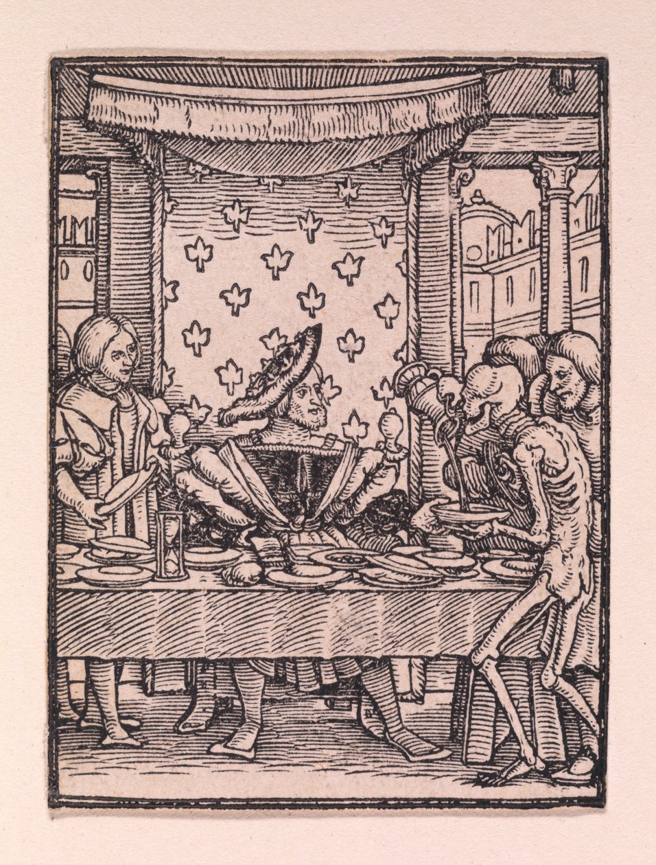 Den rige mand, fra "Dødedansen" af Hans Holbein the Younger