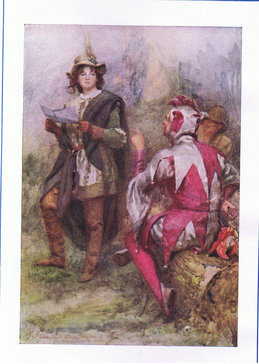 Træet giver dårlig frugt (As You Like It), fra The Complete Works of Shakespeare udgivet af George Harrap & Co Ltd, 1920