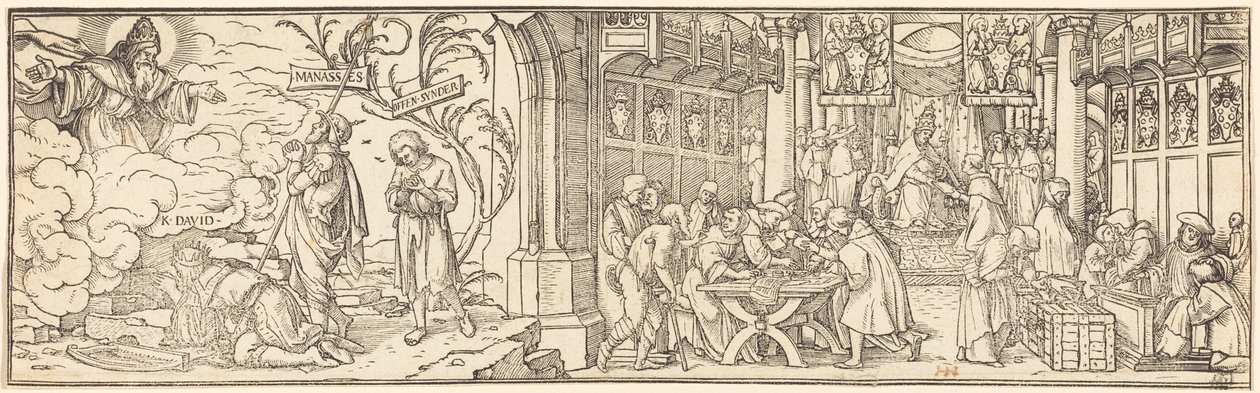 Handel med afladsbreve af Hans Holbein the Younger