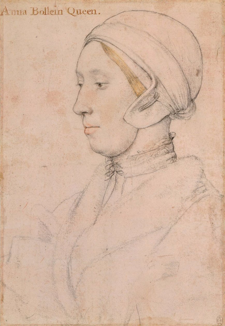 Ukendt Lady Anne Boleyn, 1536 af Hans Holbein der Jüngere