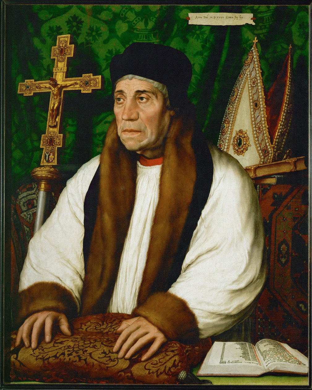 William Warham, ærkebiskop af Canterbury ... af Hans Holbein the Younger