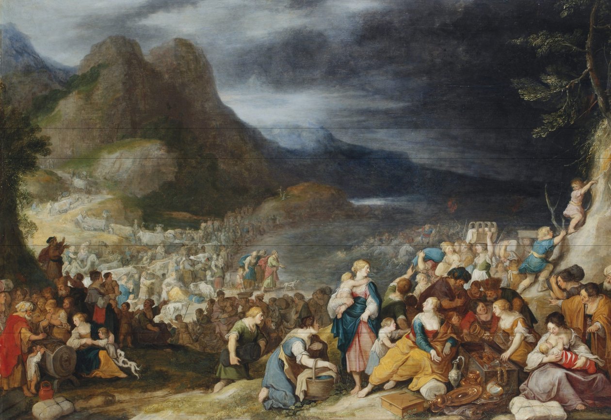 Krydsningen af Det Røde Hav af Hans Jordaens III