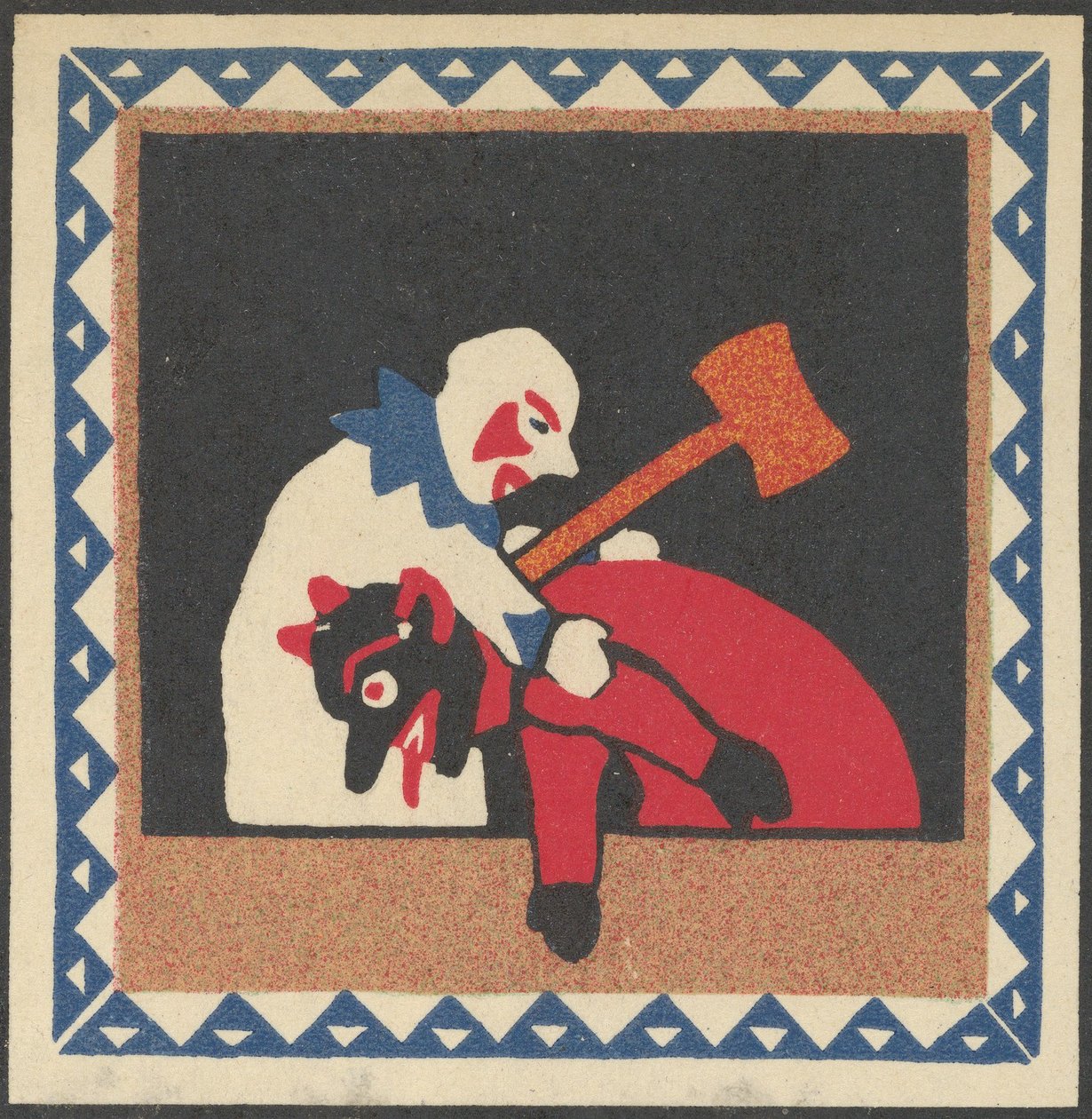 Punch and Judy Theatre, 1907. af Hans Kalmsteiner