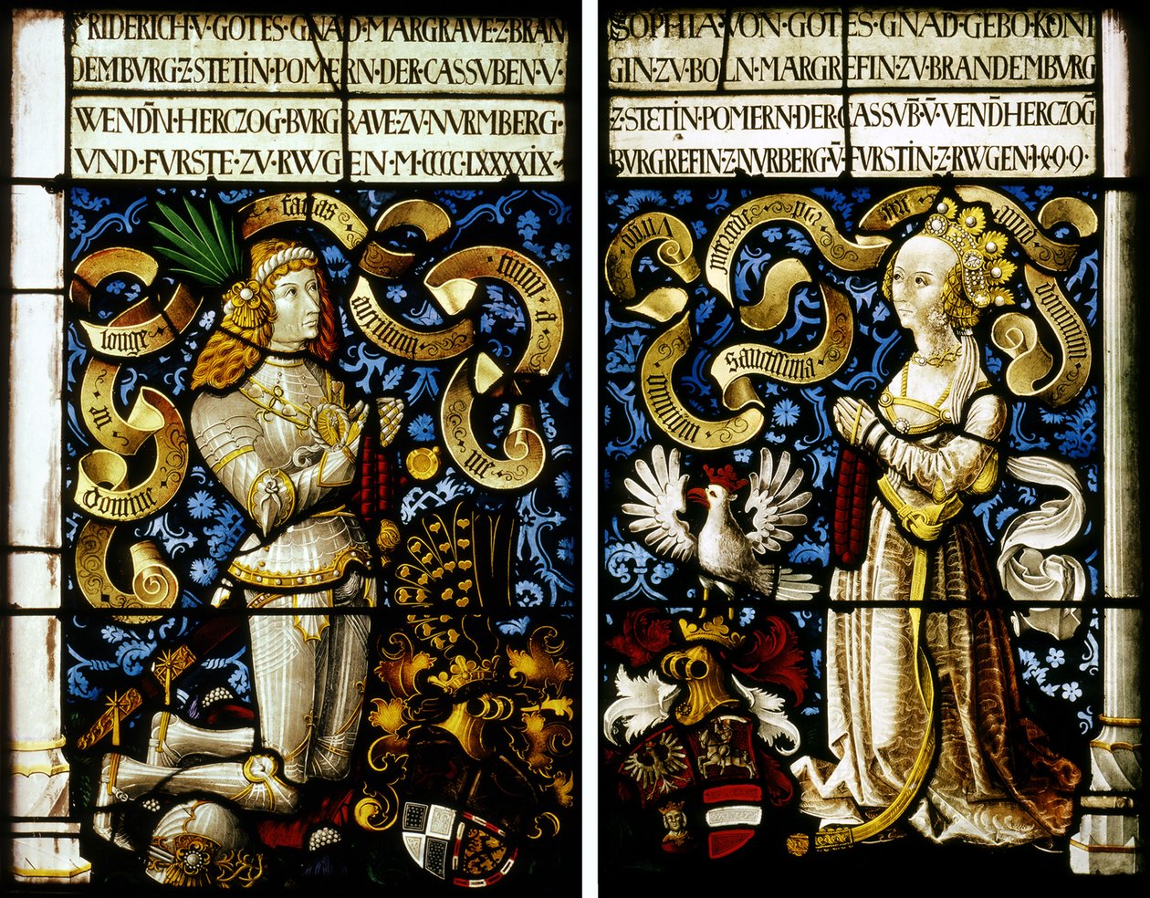 Markgreve Frederik af Brandenburg-Ansbach 1460–1536 og hans kone Sophia Jagiellon 1464–1512, 149 af Hans Kamberger