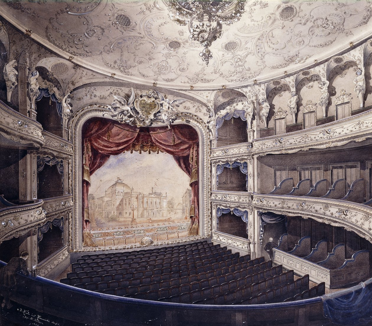 Lessing Theatre, Berlin, 1888 af Hans Krause