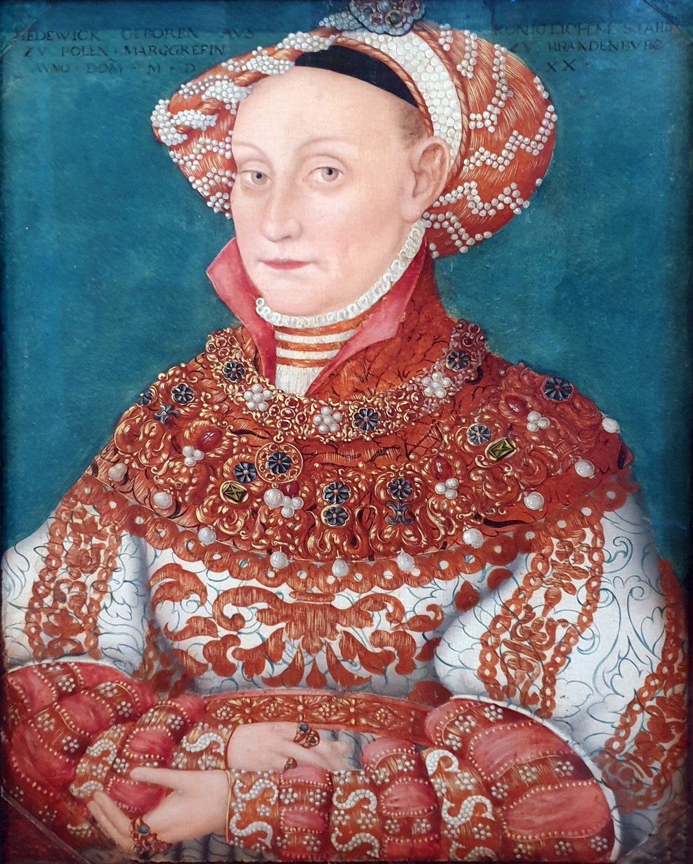 Kurfyrstinde Hedvig af Brandenburg af Hans Krell