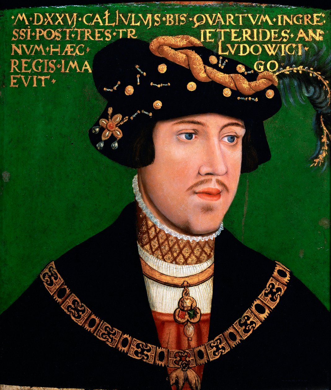 Kong Ludvig II af Ungarn, ca 1522 af Hans Krell