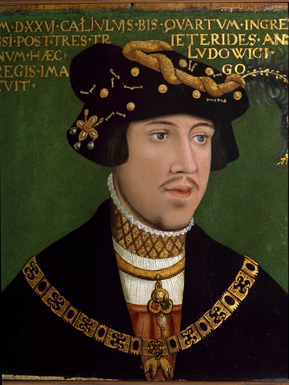 Portræt af Ludvig II af Ungarn af Hans Krell