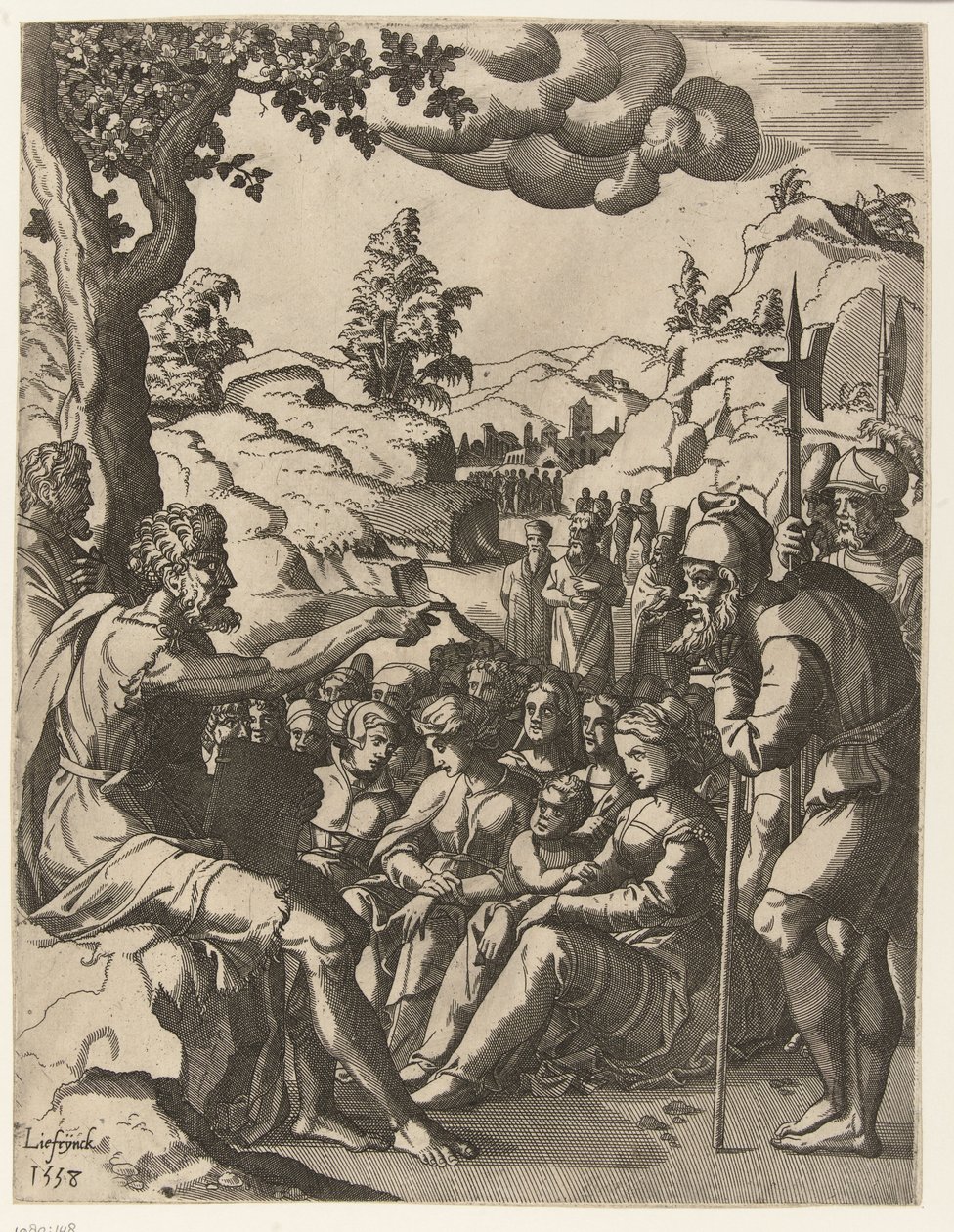 Johannes Døberens forkyndelse Johannes Døberens liv (serietitel) af Hans Liefrinck (I)