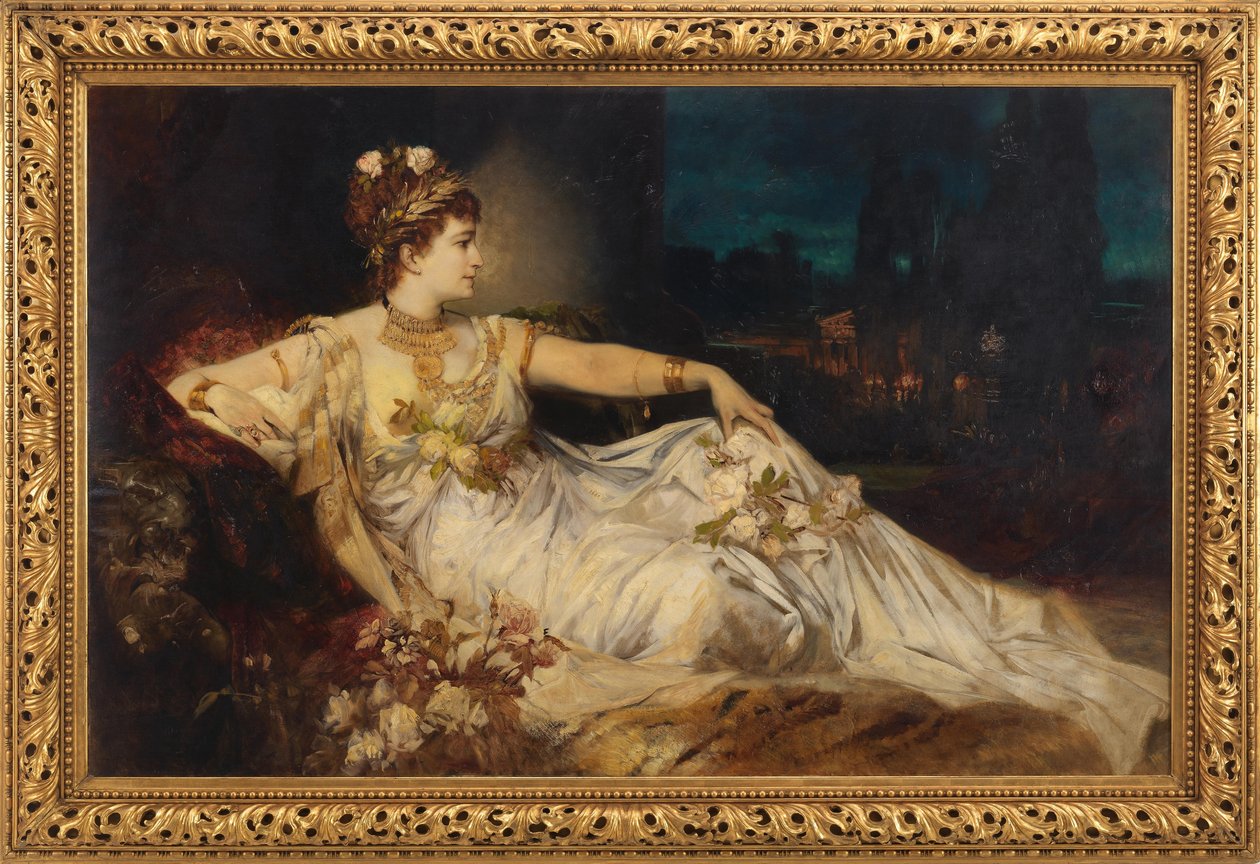 Charlotte Wolter (1834-1897) som "Messalina" i "Arria og Messalina" af Adolf von Wilbrandt af Hans Makart