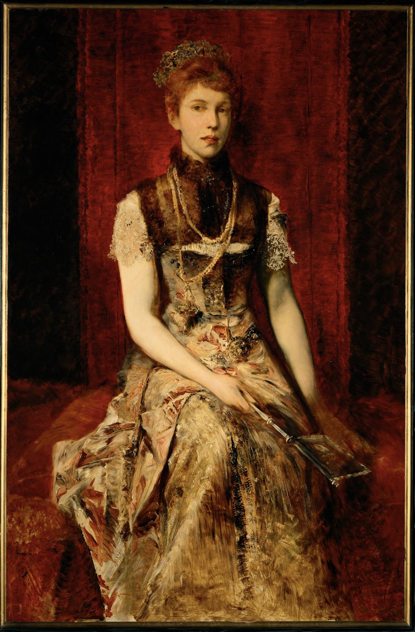 Dora Fournier-Gabillon ... (maleri på træ) af Hans Makart