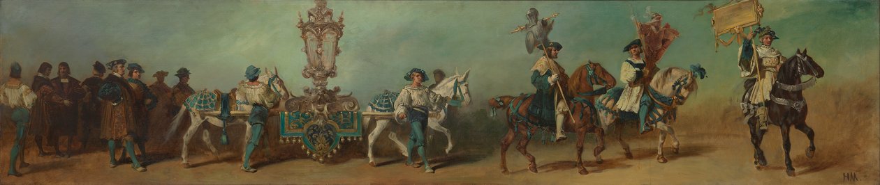 Udkast til festoptoget 1879 - Blikkenslagerne af Hans Makart