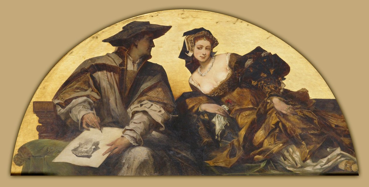 Hans Holbein den yngre af Hans Makart