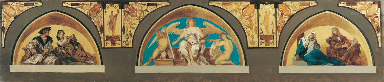 Holbein, Allegori om maleri, Dürer af Hans Makart