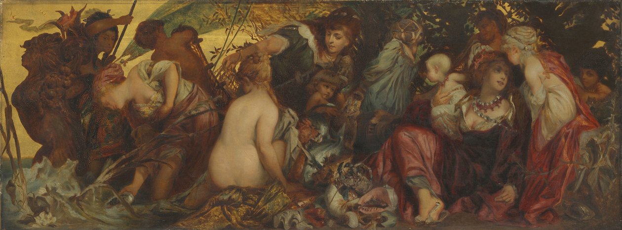 Havets skatte, 1865?80 af Hans Makart